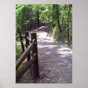 Fora do Poster de Paisagem do País do Caminho Venc