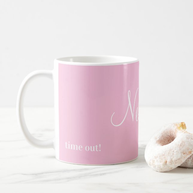 Fora Do Tempo! Caneca Rosa (Com Donut)