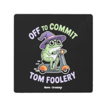 Fora para Cometer Tom Foolery Sapo Memória Engraça