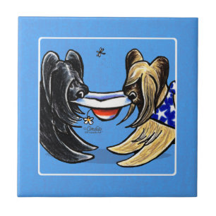 Fora-Trela louca Art™ dos Hatters de Briard