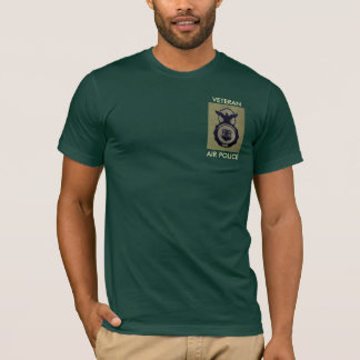 Força aérea da camisa da camuflagem do veterano de