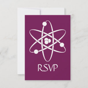 Força Atrativa na Placa RSVP de Vinho