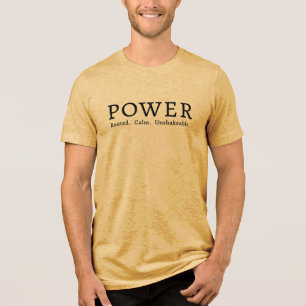 Força Interior – Camiseta Tri-Blend POWER Minimali