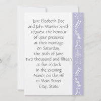 Forças Atrativas no Convite para Casamento de Lava