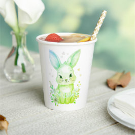 Forest Animal Baby Shower Pastel Green Bunny Party