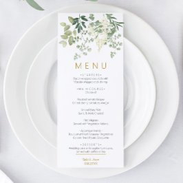 Forest Greenery deixa Menu Casamento