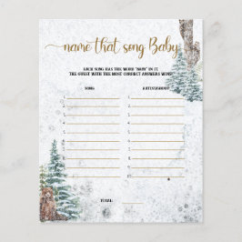 Forest urso-Name, esse jogo de chá de fraldas