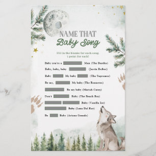 Forest Wolf Diz Que Bebê Jogos Música