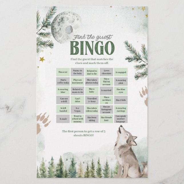 Forest Wolf Encontra Jogos do Bingo Convidado (Frente)