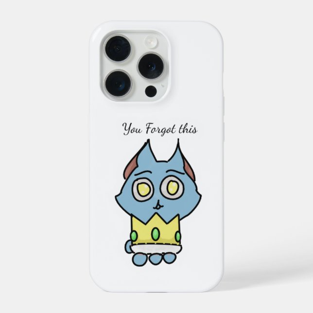 Forgot Your Crown phone case (Verso)