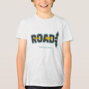 Fork na arte do texto tipográfico rodoviário