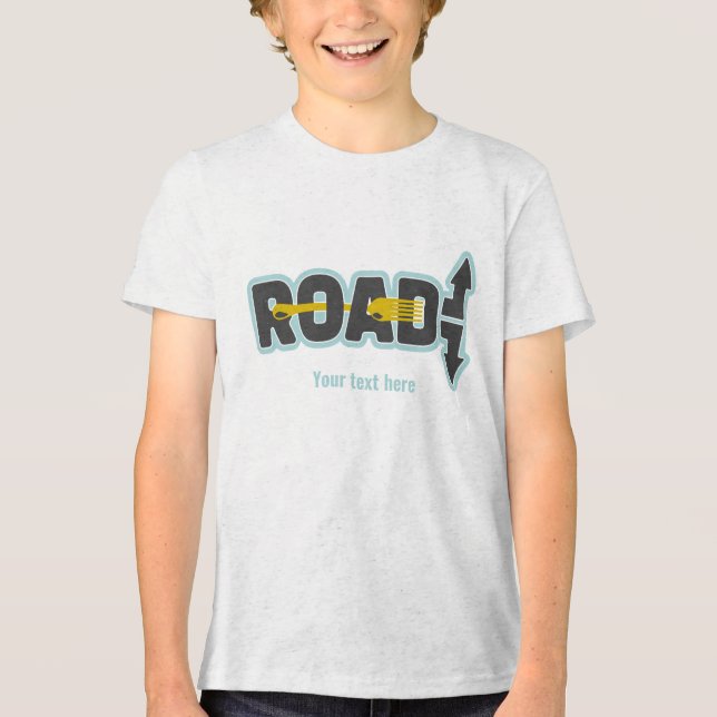 Fork na arte do texto tipográfico rodoviário (Frente)