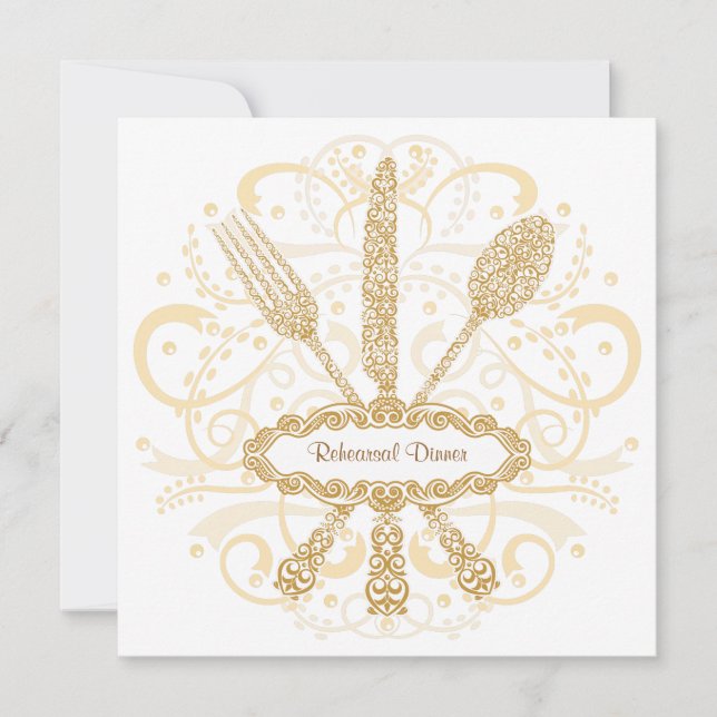 Fork Spoon Janto Ensaio Knife Convite (Frente)