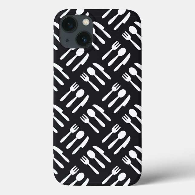 Fork spoon knife pattern (Verso)