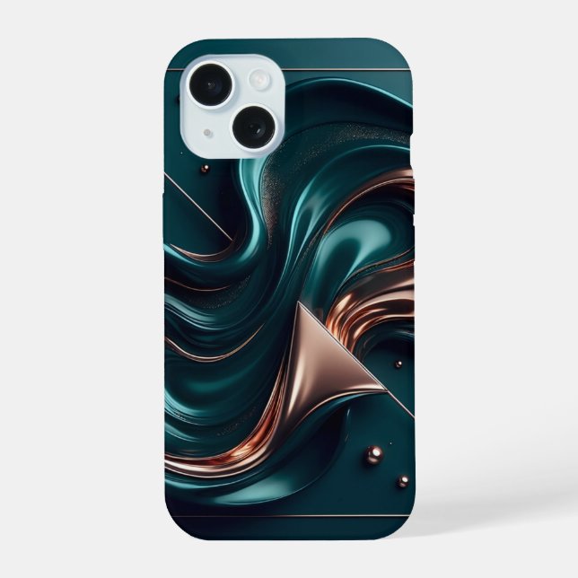 Form_and_Flow | Luxury Flow 3D Liquid Metal Phone (Verso)