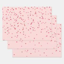 forma cardíaca cor-de-rosa e coração vermelho