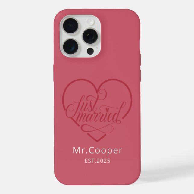 Forma de Amor do Recem casados Personalizado Moder (Verso)