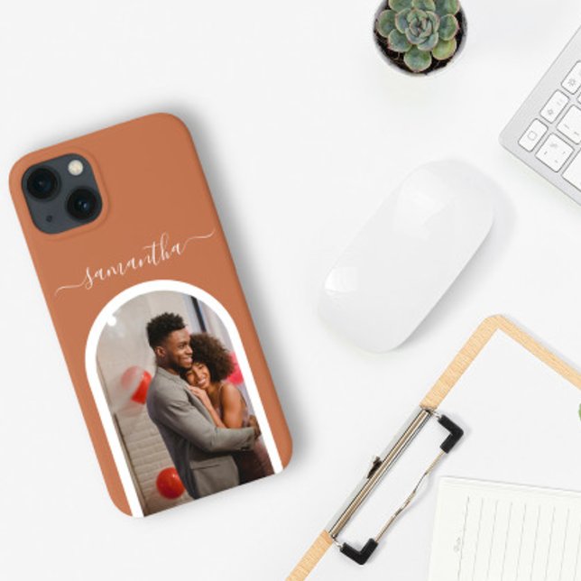 Forma de Arca do Nome do Monograma de Fotografia (Criador carregado)