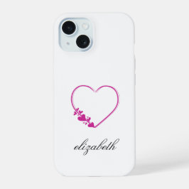 forma de coração vermelho com fundo personalizado