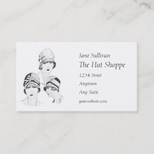 Forma do chapéu que modela o cartão do 1920 rujir