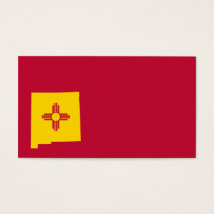 Forma do mapa da bandeira de New mexico