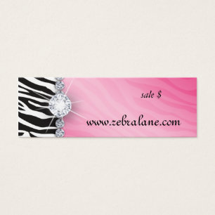Forma do Tag do cair da jóia da zebra