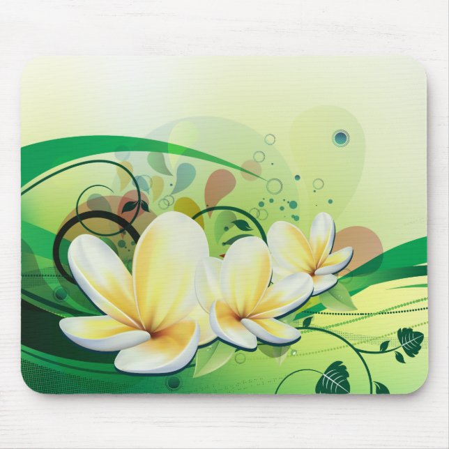 Forma floral 8 Mousepad (Frente)