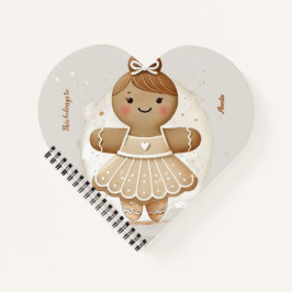 forma nostálgica doce do coração Notebook