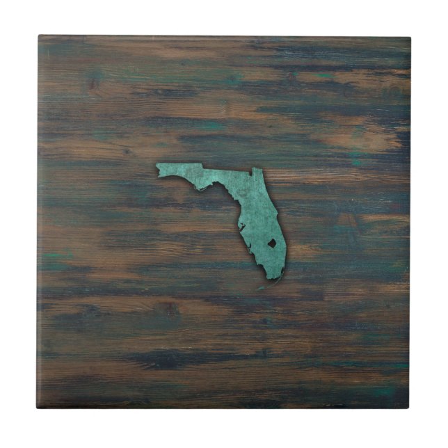 Forma Rustic Teal Florida (Frente)