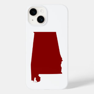 Forma Vermelha Escura Do Alabama