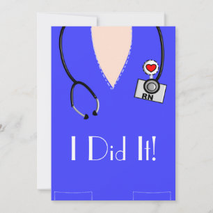 Formação De Enfermeiros Convites De Escrupula Azul