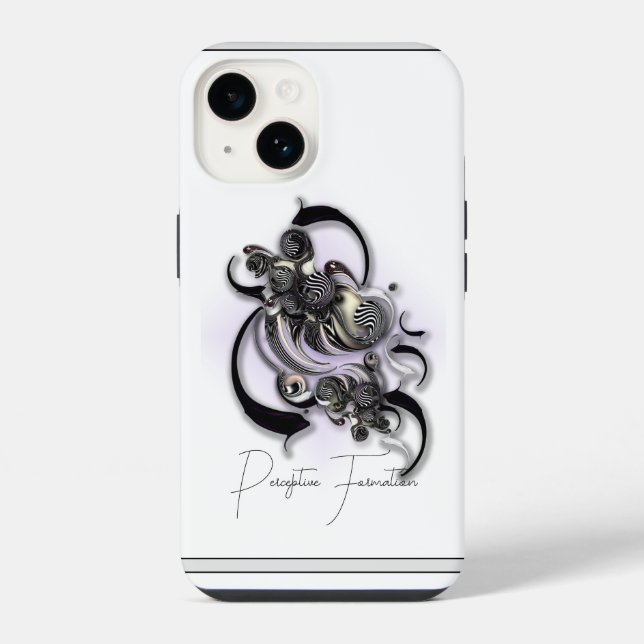 "Formação Perceptiva", capa para Apple iPhone 14 (Verso)