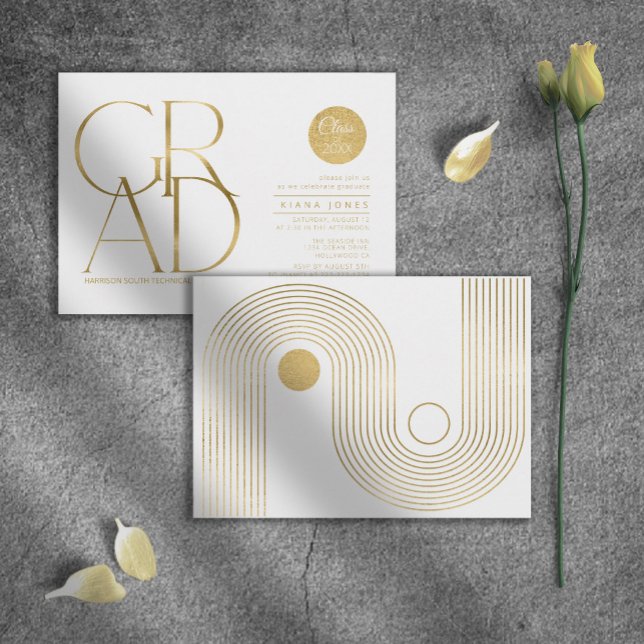 Formal Geometric Graduation White Gold ID905 (Criador carregado)