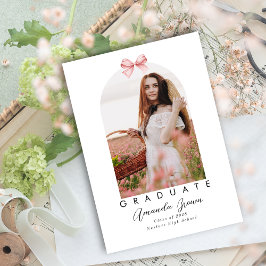 Formando Anúncio 2025 Arco cor-de-rosa Elegante