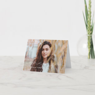 Formando cartões de agradecimentos_neve de Foto d