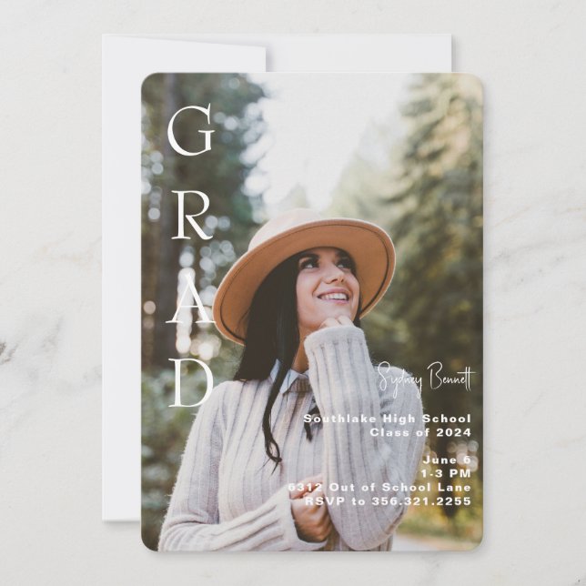 Formando Convite para Festa de formatura Arredonda (Frente)