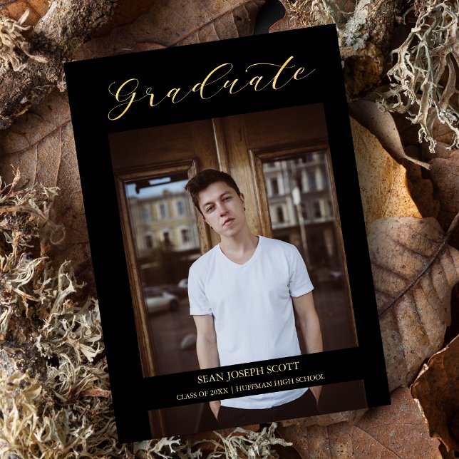 Formando de Fotografia da Cláusula Moderna Preta (Criador carregado)