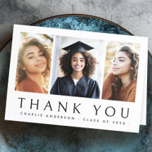 Formando de graduação elegante 3 cartões de agrade