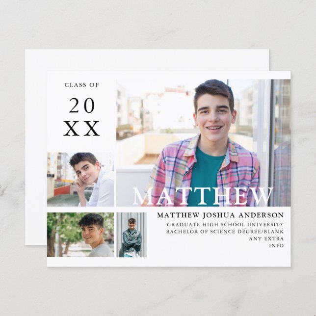 Formando de Orçamento Na moda 4 Moderno Anexo de F (Frente/Verso)