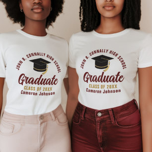 Formando Dourado Maroon 2025 Graduação Mulheres