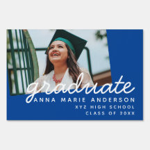 Formando Foto Moderno Script Personalizado Azul