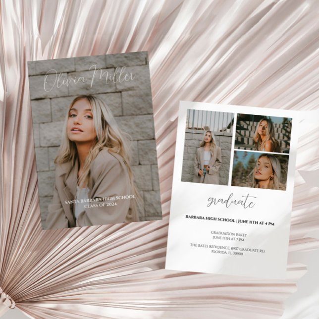 Formando Moderno do Anúncio de Graduação Minimalis (Criador carregado)