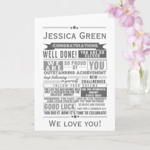 formando universitário de cartão de licenciatura e