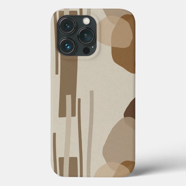 Formas abstrato Modernas de Terracotta (Verso)