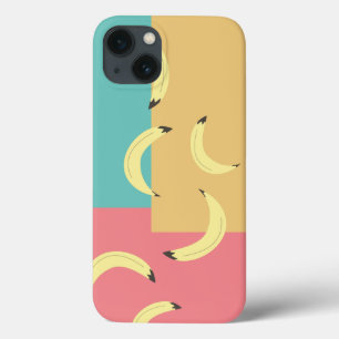 Formas Coloridas Das Bananas Retro