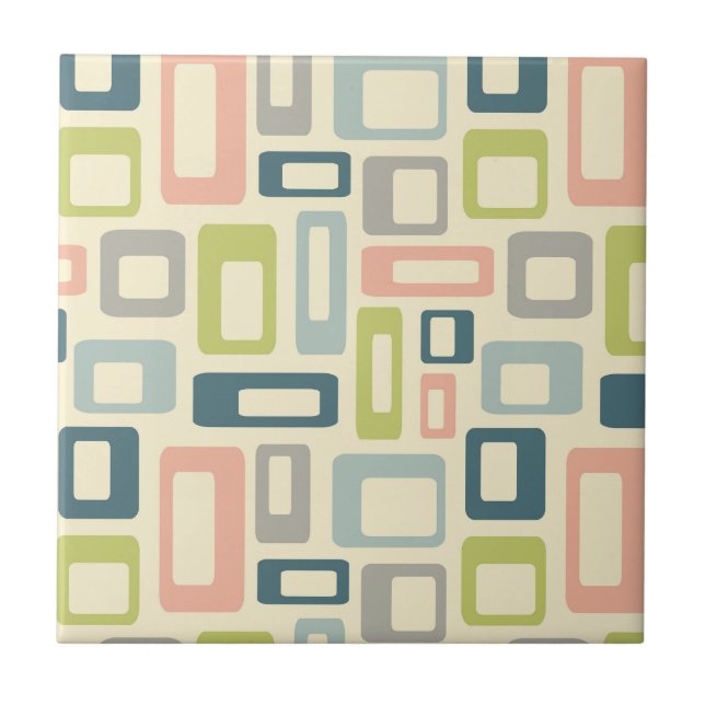 Formas coloridas do estilo do século médio (Frente)