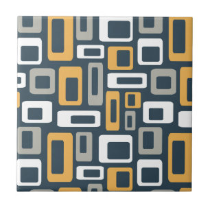 Formas coloridas do estilo do século médio