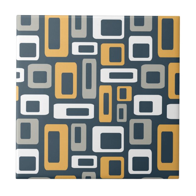 Formas coloridas do estilo do século médio (Frente)