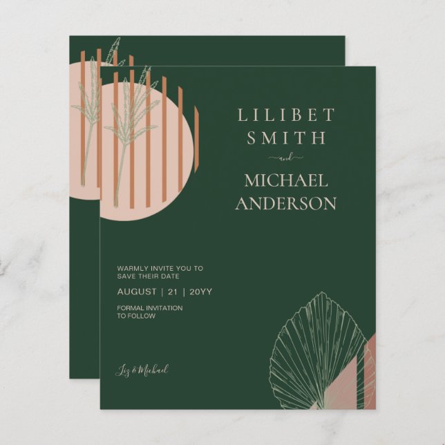 Formas de Abstrato japonês escandinavo SALVEM A DA (Frente/Verso)