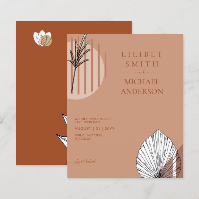 Formas de Abstrato japonês escandinavo SALVEM A DA (Frente/Verso)